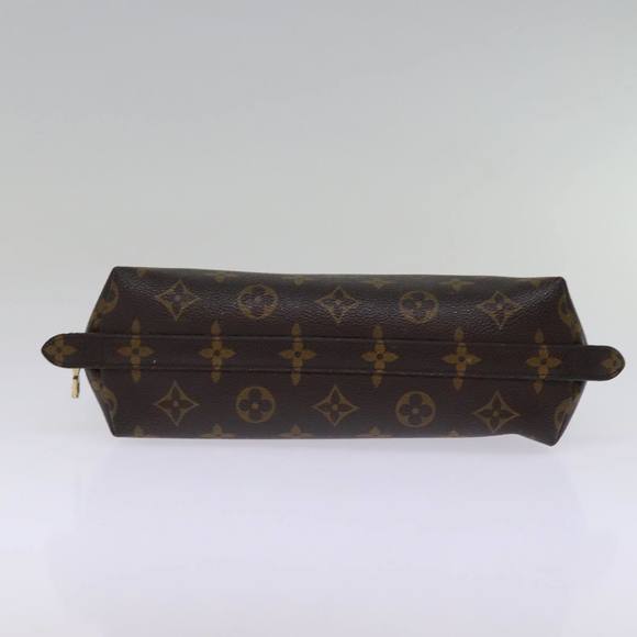 LOUIS VUITTON Monogram Trousse Demi Ronde Cosmetic Pouch M47520 LV Auth 76931 - Picture 6 of 16